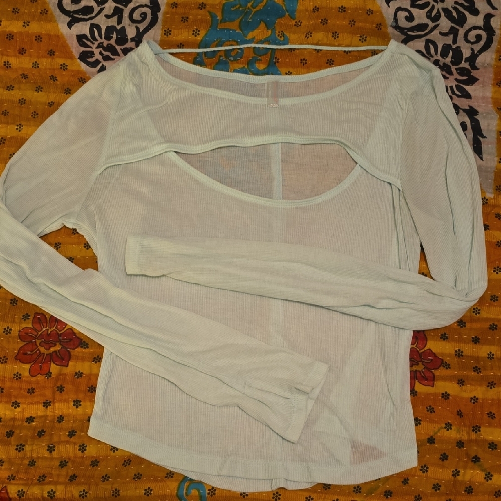 Women's Sheer Long Sleeve Top